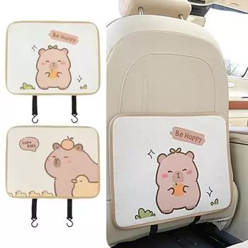 Защитный чехол для спинки автомобильного сиденья, противоударный коврик для детей, накладка на заднее сиденье, противогрязезащитный коврик, защитные чехлы для автомобиля