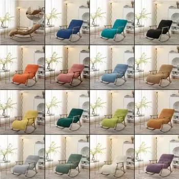 Защитный чехол для стула без подлокотников с эластичной печатью Чехол для шезлонга Чехол для дивана-кровати Чехлы для кресел Декор для гостиной 52x140cm тёмно-синий