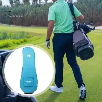 Защитный чехол для сумки для гольфа, чехол для гольфа, водонепроницаемый чехол для хранения, складной чехол для гольф-клюшек, дорожный чехол небесно-голубой