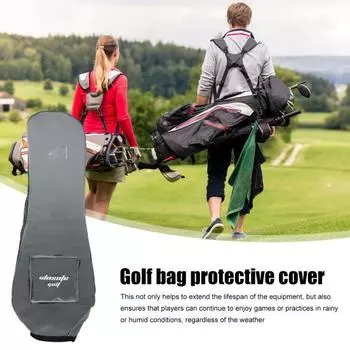 Защитный чехол для сумки для гольфа, чехол для гольфа, водонепроницаемый чехол для хранения, складной чехол для гольф-клюшек, дорожный чехол небесно-голубой