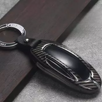 Защитный чехол для сумки с ключами, подходящий для Tesla Model3/Y ModelX/S, металлический корпус пульта дистанционного управления, пряжка, полный комплект автомобильных аксессуаров