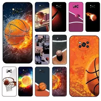 Защитный чехол для телефона для Xiaomi Poco X3 NFC 6,67 дюйма, баскетбольный европейский Xiaomi Poco X3 Pro 6,67 ; Мягкий мобильный телефон Poco X3 NFC