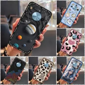 Защитный чехол для телефона Honor X50 Силиконовый чехол для задней крышки с рисунком из мультфильма, водонепроницаемый, милый, с защитой от грязи Honor X50