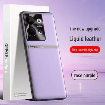 Защитный чехол для телефона OPPO Reno 9 Pro Liquid Leather Anti-Fall - Поставка одной штуки OPPO Reno9