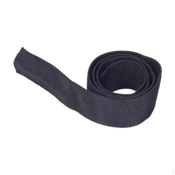 Защитный чехол для троса лебедки, черный, многоцелевой, легкий, для тягового применения 3cmx100cm