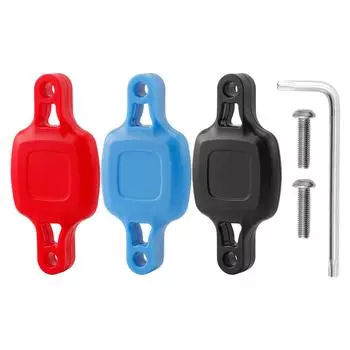 Защитный чехол для велосипедного локатора для AirTag, чехол для трекера с защитой от потери велосипеда чёрный