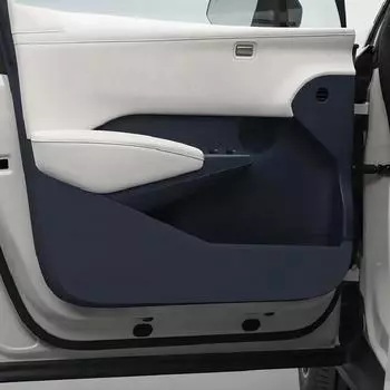 Защитный чехол для внутренней двери ZEEKR X 2023 2024, противоударные кожаные наклейки, аксессуары для модификации интерьера коричневый