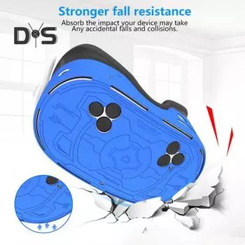 Защитный чехол для замены VR, вентиляционная структура, точная подгонка, износостойкий защитный чехол для Meta Quest 3s чёрный