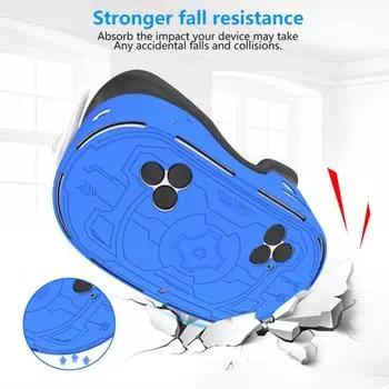 Защитный чехол для замены VR, вентиляционная структура, точная подгонка, износостойкий защитный чехол для Meta Quest 3s синий