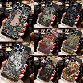 Защитный чехол «Готическая ведьма» для iPhone 11 14 12 13 Pro Max Mini X XR XS Max 7 8 Plus SE 2020, чехол для телефона iPhone 7