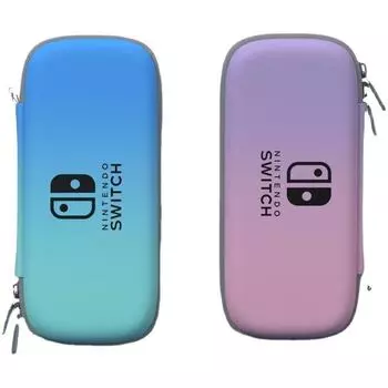 Защитный чехол градиентного цвета для Nintendo Switch OLED - Универсальная защитная сумка для игровой консоли розовый/фиолетовый