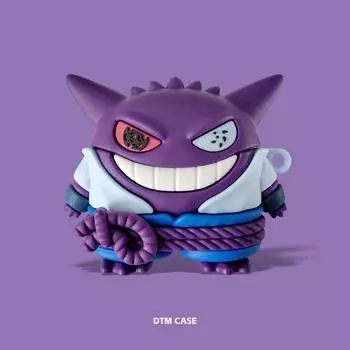 Защитный чехол Huawei Freebuds6i 4e Naruto 5i Sasuke SE2 Gengar версия Zhizhen Freebudspro3 Беспроводной Bluetooth-чехол для наушников Pro2 + Pokmon Huawei FreeBuds 6 [Sasuke Geng Ghost]]