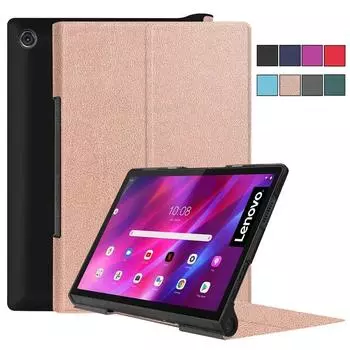 Защитный чехол из искусственной кожи для Lenovo YT-J706F/X Lenovo Yoga Tab 11 дюймов, ультратонкий противоударный защитный чехол Yoga Tab 11 YT-J706F красный