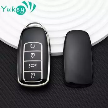 Защитный чехол из ТПУ для брелоков Chery Tiggo 8 PRO / PRO MAX / OMODA 5C / 7 PRO MAX чёрный