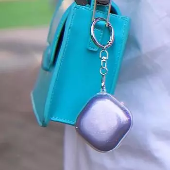 Защитный чехол из ТПУ для Buds &Live&2&2Pro&FE с карабином, ударопрочный и устойчивый к царапинам, мягкий чехол 4