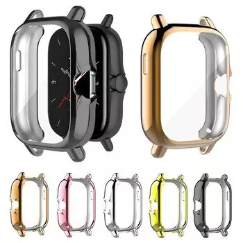 Защитный чехол из ТПУ для Xiaomi Huami Amazfit GTS 3/GTS 2 2e, полноэкранный защитный чехол-бампер Huami Amazfit GTS 2 2e прозрачный белый