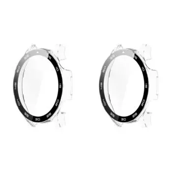 Защитный чехол из закаленного стекла для экрана Huawei Watch GT5 46 мм (прозрачный)