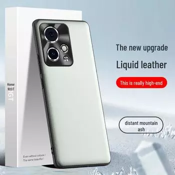 Защитный чехол из жидкой кожи для телефона Honor 90GT, устойчивый к падениям и загрязнениям, цельный. Honor 90GT