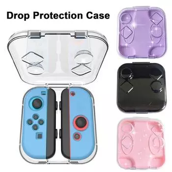 Защитный чехол Joycon Защита от падений Пылезащитный легкий дизайн Жесткий защитный чехол для переноски джойстика белый