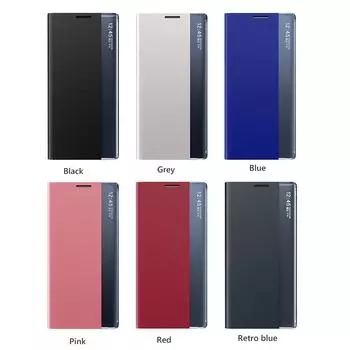 Защитный чехол-книжка с автоматическим магнитным покрытием для мобильного телефона, устойчивый к царапинам и ударам для Samsung Galaxy S23 Ultra синий