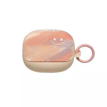 Защитный чехол Креативный панда Чехол для Bluetooth-наушников Xiaomi Силиконовый Градиентный Чехол для Cloud Buds5 Мягкий Милый Мелок Маленькая Новая Женская Ударопрочная Коробка Xiaomi buds5 Orange Powder Cloud + Pink Ring