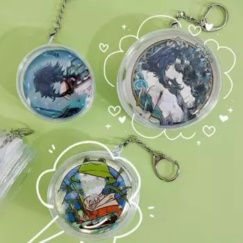 Защитный чехол, круглый мешочек для хранения значков, прозрачная сумка для отдыха на природе, рюкзак, декор L-only bag