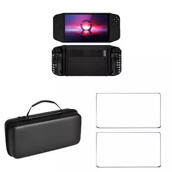 Защитный чехол LF# TPU с противоударным покрытием и подставкой для Lenovo Legion Go(Бла