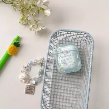 Защитный чехол Милый чехол для наушников Apple Airpods 1/2 поколения/Pro Мягкий чехол Сумка для наушников Чехол для Bluetooth-наушников AirPods Новое 3 поколение Женский Apple Airpods Pro [Lines kitten] Shell + pendant