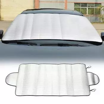 Защитный чехол на переднее лобовое стекло автомобиля, защита от солнца, снега и ультрафиолета, блокирующий пылезащитный чехол