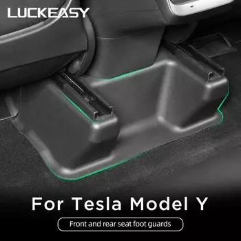 Защитный чехол на переднее сиденье автомобиля для Tesla Model Y, задний порог, противоударная пластина, украшение интерьера, аксессуары для ремонта MY-GA132L