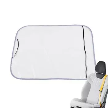 Защитный чехол на спинку автомобильного сиденья для детей, подушка для детского автомобильного сиденья, коврик для ног, антигрязевые накладки, автомобильные аксессуары серый