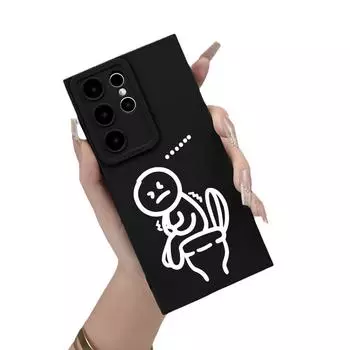 Защитный чехол от падения с рисунком в виде персонажа мультфильма для Samsung S23A55 - полноразмерный дизайн линз Samsung A52