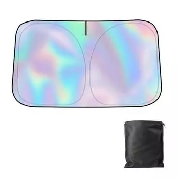 Защитный чехол от солнца для лобового стекла автомобиля, устойчивый к УФ-излучению, простая установка, универсальный складной чехол для лобового стекла, солнцезащитный экран S