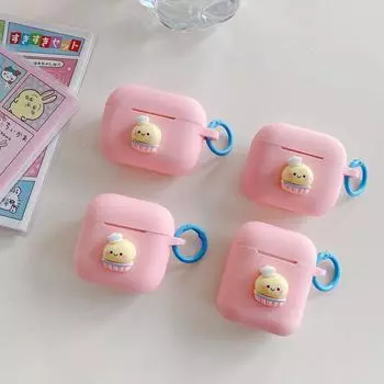 Защитный чехол Pro2 Защитный чехол для Airpods4 Активное шумоподавление Чехол для Bluetooth-наушников Apple 3-го поколения Pro 2 Рукава для наушников Корейский Милый Веселый Apple Airpods Pro [Cartoon cake pink] send ring