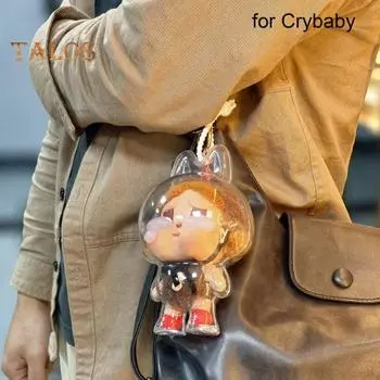 Защитный чехол, прозрачный чехол от пыли для POPMART CRYBABY Series Crying Baby, виниловый плюшевый пластиковый корпус, кукла, витрина, коробка чистый