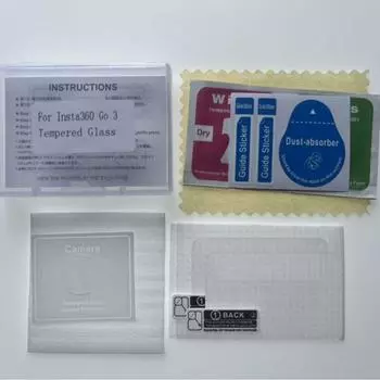 Защитный чехол-ремешок на запястье для камеры Insta360 GO3 tempered film 2 pieces