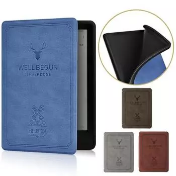 Защитный чехол с функцией автоматического отключения питания Smart Cover, ударопрочный, надежный, защитный чехол для электронной книги Kindle Paperwhite A чёрный