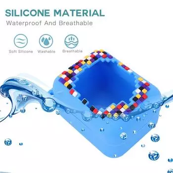 Защитный чехол с силиконовым шнурком, мягкий чехол с защитой от падения для интерактивной виртуальной игрушки Bitzee Digital Pet зелёный