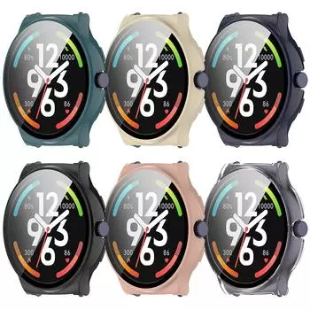 Защитный чехол с закаленным стеклом для экрана, защитный чехол с защитой от царапин для смарт-часов Haylou Solar Lite, аксессуары чёрный