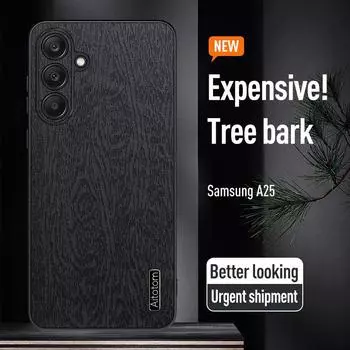 Защитный чехол Samsung A05s Leather Grain Anti-Fall для моделей A25 5G и A15. Комплексный зарубежный дизайн. Samsung S22 Ultra