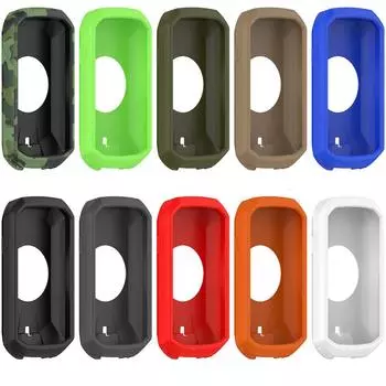 Защитный чехол, силиконовый противоударный и мягкий защитный чехол Shell Skin, совместимый с Garmin Edge 1050 синий