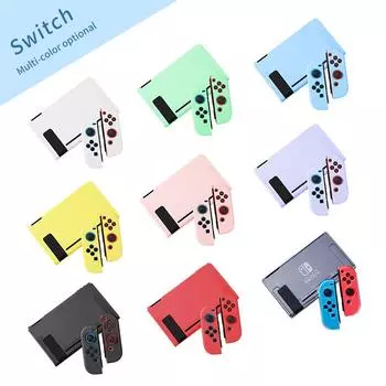 Защитный чехол, совместимый с консолью Nintendo Switch OLED и Joy-Cons, Switch можно вставить в док-станцию с помощью Shell Nintendo Switch красный