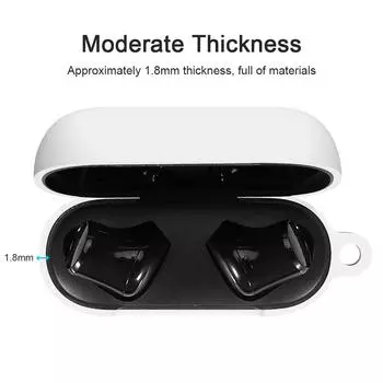 Защитный чехол, совместимый с водонепроницаемыми наушниками Razer-Hammerhead True Wireless X, силиконовый чехол с защитой от пыли чёрный