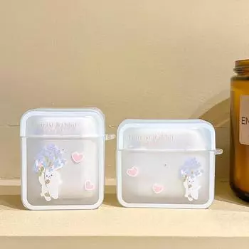 Защитный чехол Zhitai Cartoon Rabbit для Apple AirPods и AirPods Pro (2-е/3-е поколение)