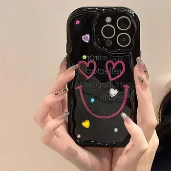 Защитный чехол Zhitai Cream Pattern Cartoon для iPhone 13/14 Pro/15/16 Pro Max iPhone 14 Pro