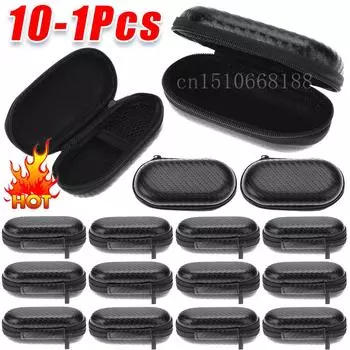 Защитный дорожный чехол EVA для Bluetooth-совместимой гарнитуры, сумка для хранения наушников, чехол для MP3/4-плеера, для хранения объектива камеры