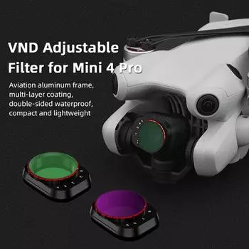 Защитный фильтр для объектива, простая установка, аксессуар для фильтра VND, оптическое стекло с высокой светопропускаемостью