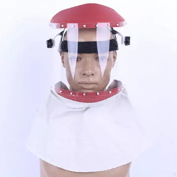 Защитный капюшон для сварщика, широкий затененный незакрытый защитный колпак от пыли для защиты головы женщин