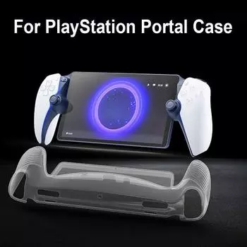 Защитный корпус из ТПУ, прозрачная задняя крышка, чехол для портативной консоли для Sony PlayStation Portal