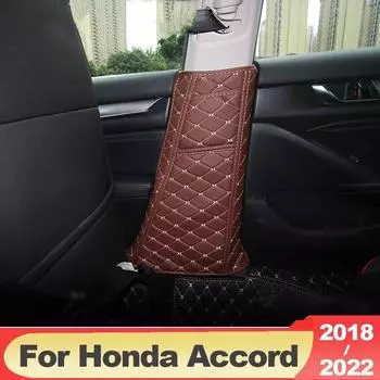 Защитный коврик для автомобильной стойки B, чехол, наклейки для Honda Accord 10th 2018 2022, автомобильные аксессуары Black Red